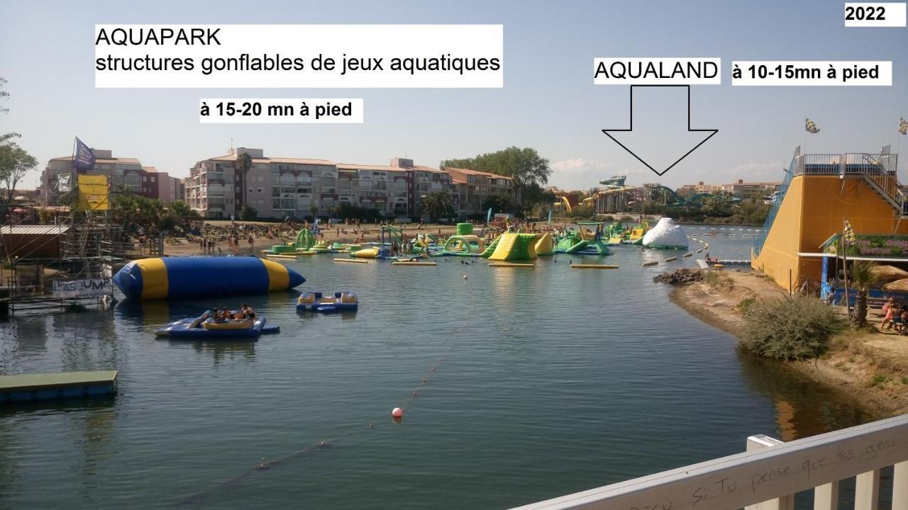 Lara 3 - T2 Loggia Piscine 2 Lits Doubles Parking Pres Du Centre-Port Et Ile Loisirs Apartman Agde Kültér fotó
